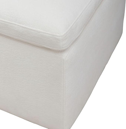 Liberty Furniture Accent Dining Chairs with Castors - Squared Back - Ivory Upholstry - Set of Four