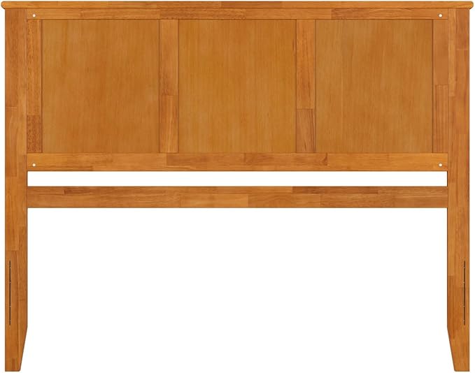 Beachy Beauty Solid Wood Panel Headboard in Light Toffee