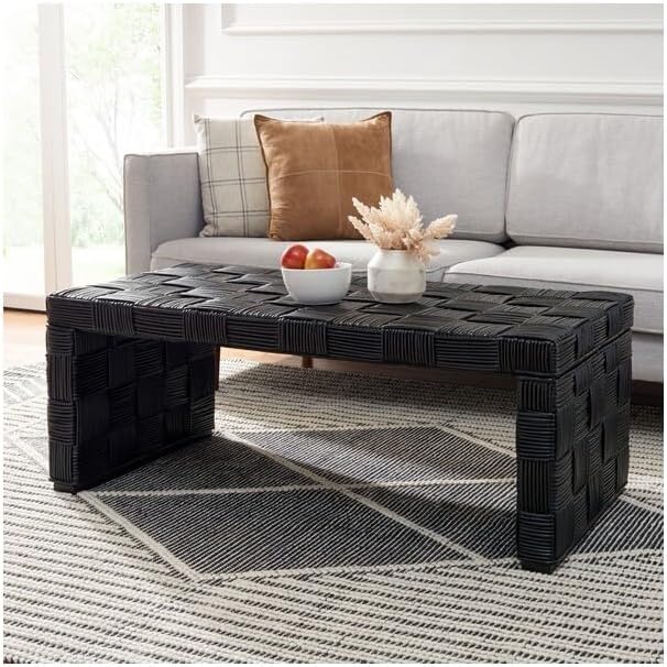 Safavieh Home Collection WIK6503 Table, Black/Kubu