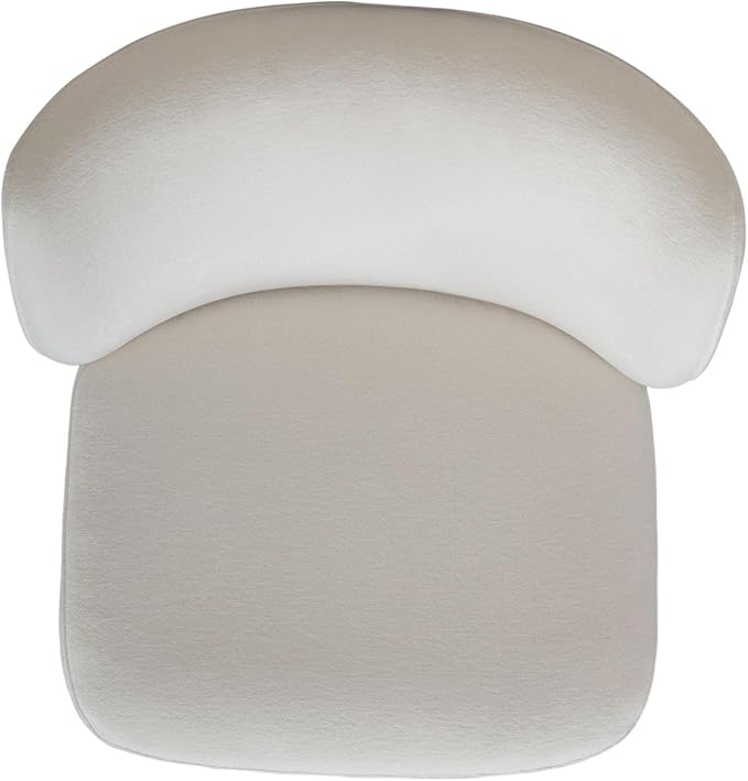 Liberty Furniture Accent Dining Chair with Castors - Rounded Back - Ivory Upholstry