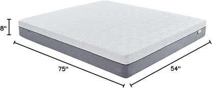 Novilla Full Size Mattress, 8-Inch Gel Memory Foam Mattress for Pressure Relief, Enhanced Support & Plush Comfort, Full Bed in a Box, Bliss