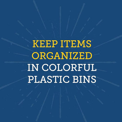 Really Good Stuff Large Plastic Book Baskets, 13.25" by 10" by 5.5" - 12 Pack, Purple, Classroom Library Organizer, Toy Storage, Multi-Purpose Organizer Basket