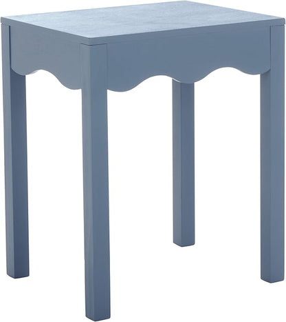 SAFAVIEH Home Collection Lilith Blue Square Wave Accent Table