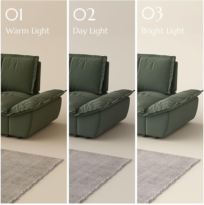POVISON Oversized Modular Sectional Sailboat Sofa for Living Room with Adjustable Backrest Modern Sectional Couches Loveseat Large Deep Sofa Set 2 Seats Big Comfy Cloud Couch for House Office