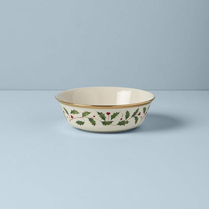 Lenox 146504230 Holiday All-Purpose Bowl, Christmas Dinnerware