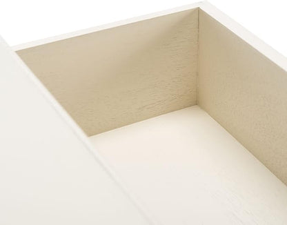 SAFAVIEH Home Collection Athena Distressed White 2-Drawer Console Table