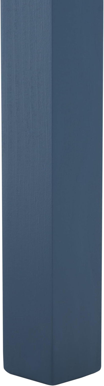 SAFAVIEH Home Collection Lilith Farmhouse French Country Blue Wavy Console Table for Entryway, Living Room, Foyer