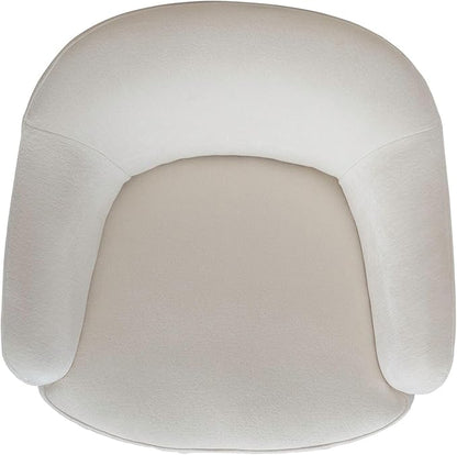 Liberty Furniture Accent Dining Chairs with Castors - Squared Arm - Ivory Upholstry - Set of Four