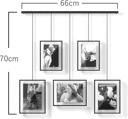 Umbra, Black Exhibit Multi Picture Frame Photo Display