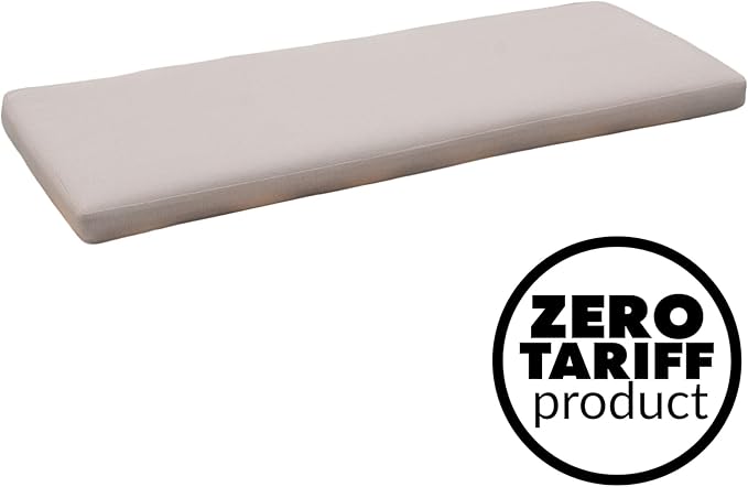 Tommy Bahama Bench Cushion, 48" X 16" X 2.5", Bamboo Bay Sand