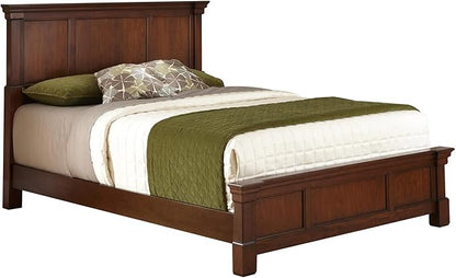 Homestyles Aspen Cherry Queen Bed, Headboard and Footboard