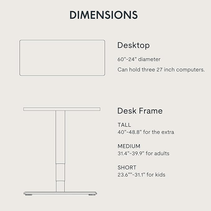 FLEXISPOT E6 MAX Dual Motor 60x24 Inch 3-Stage Heavy Duty Standing Desk, 330lbs Weight Capacity, Height Adjustable Desk w/Cable Management & Wheels (Seamless Mahogany Desktop + Black Frame)