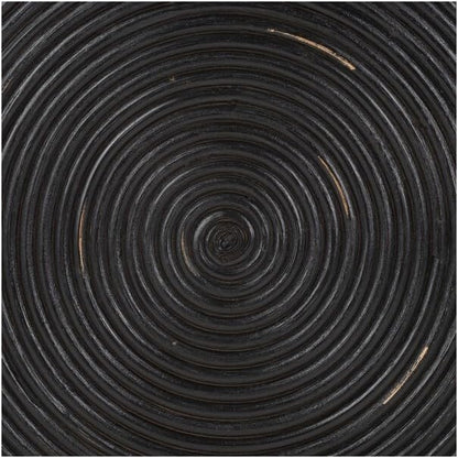 SAFAVIEH Home Collection Heimdall Distressed Black Accent Table for Living Room, Bedroom, Home Office, Foyer (Fully Assembled)