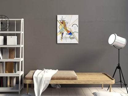 Wieco Art Canvas Prints Gewebe 1923 by Wassily Kandinsky Classic Art Reproductions Canvas Wall Art for Home Decoration