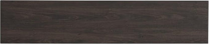 Henn&Hart 56'' Wooden Rectangular Fluted Console Table Entryway Table, Sofa Table for Entryway, Living Room, Couch, Hallway, or Office, Alder Brown