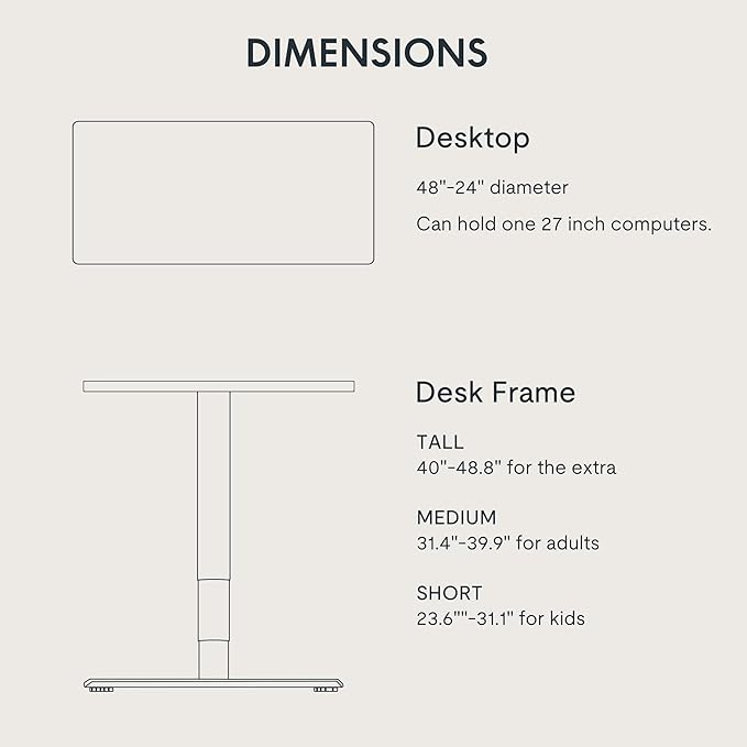FLEXISPOT E6 MAX Bamboo Dual Motor 48x24 Inch 3-Stage Heavy Duty Standing Desk, 330lbs Weight Capacity, Height Adjustable Desk w/Cable Management & Wheels (Solid Bamboo Desktop + White Frame)