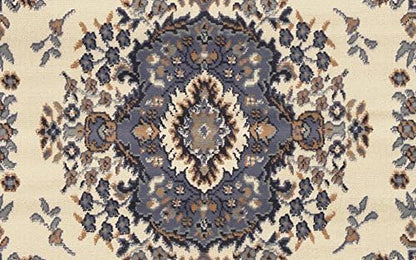 Home Dynamix Premium Sakarya Traditional Medallion Border Area Rug, Porcelain, 3'7"x5'2" Rectangle