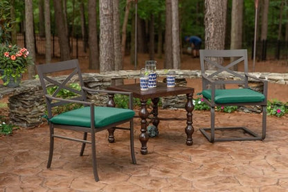 Sunbrella Patio Cushions - (2 Pack) - 18" W x 18" L x 2.5" T, Outdoor Chair Cushion with Comfort, Style & Durability Designed for Outdoor Living - Made in The USA