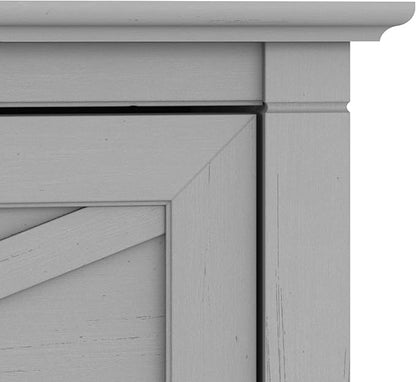 Bush Furniture Key West 2 Drawer Lateral File Cabinet in Cape Cod Gray, Document Storage for Home Office, Accent Chest with Drawers