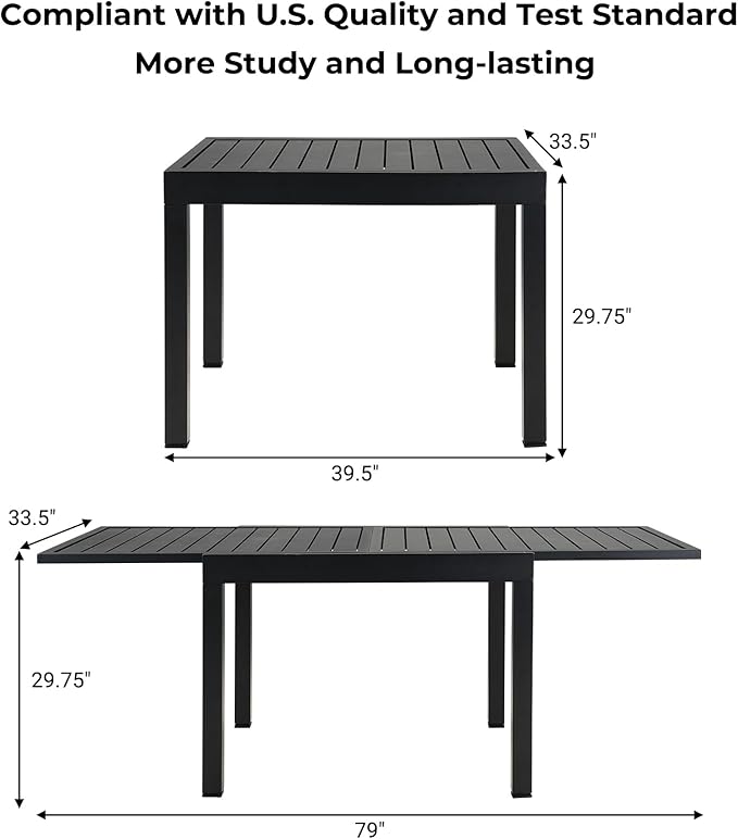 Grand patio 5-Piece Outdoor Dining Set for 4, Patio Dining Furniture Set for 4 Swivel Rope Wicker Chairs & 1 Expandable Rectangular Dining Table, Light Gray Brown
