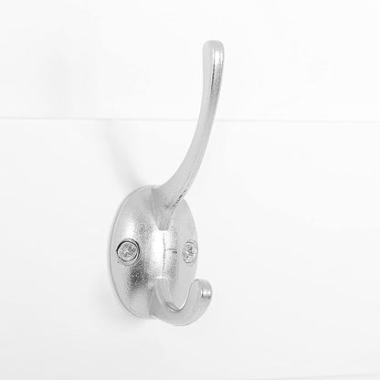 Crosley Furniture Harper Entryway Storage Wall Shelf, with Coat Rack Hooks for Hanging, White