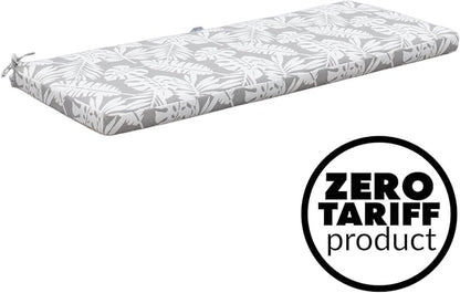 Tommy Bahama Bench Cushion, 50" X 19" X 2.5", Tropical Chrome