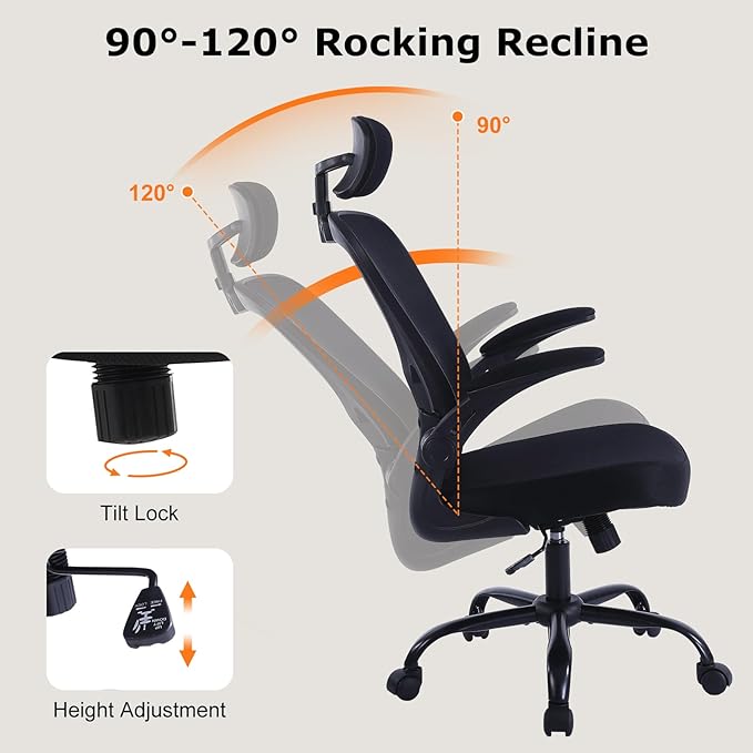 6 Pack Office Chair Ergonomic Desk Chair Comfort Adjustable Height with Wheels，Lumbar Support Mesh Swivel Computer Home Office Chair,Conference Room Chairs