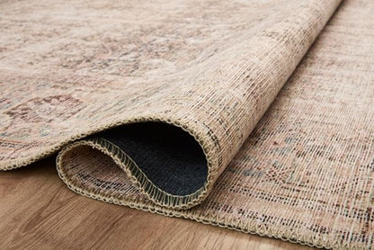 Loloi Amber Lewis Georgie Collection GER-02 Ocean/Sand 2'-6" x 9'-6", .19" Pile Height, Runner Rug