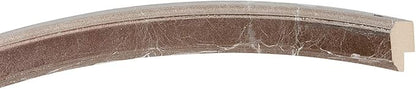 OVALCREST Oval Beveled Wall Mirror for Home Decor - Toronto Style - Champagne Silver - 22" x 18"