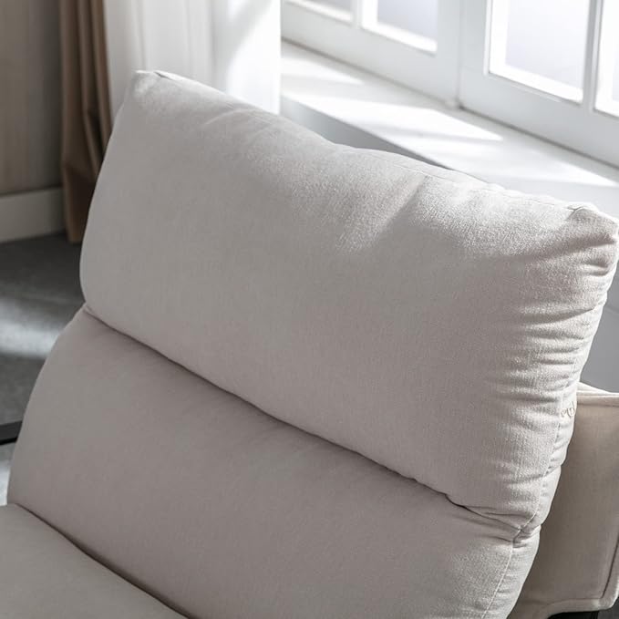 Mid-Century Accent Chair Set of 2, Comfy Side Chair with Armrest Chenille Fabric, Upholstered Leisure Chair with Black Metal Frame for Living Room Bedroom Reception Room, White
