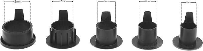 Christopher Knight Home Oriana MGO Outdoor Patio Side Table Umbrella Base, Heavy Duty Patio Umbrella Stand Outdoor Base with Hand-Turn Tightening Knob, Lounger Small Patio Coffee Table, Black