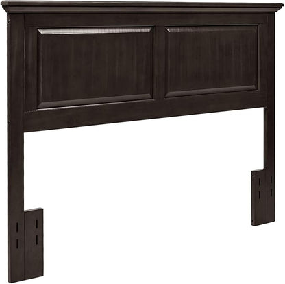 Glenwillow Home Arcadia Panel Headboard in Espresso - Full/Queen - Full/Queen Size