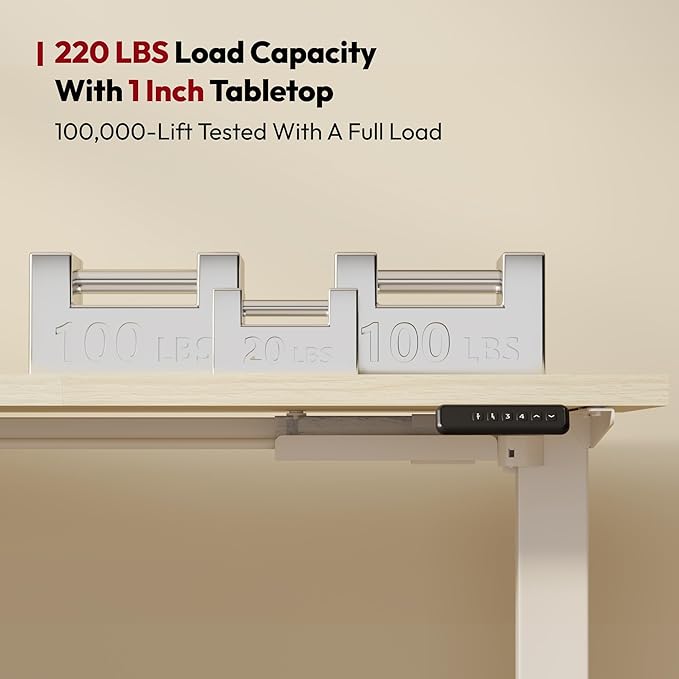 SANODESK L Shaped Electric Standing Desk with Drawer, 71 Inch Ergonomic Adjustable Height Desk with Storage, Corner Desk Sit Stand up Computer Table for Work Office Home, Maple