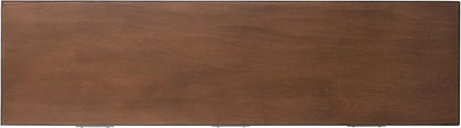 SAFAVIEH Home Collection Peyton Brown 3-Drawer Lower Shelf Console Table CNS5705C