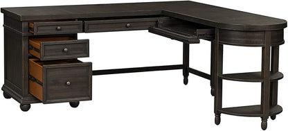 LIBERTY FURNITURE INDUSTRIES, INC. Harvest Home Opt L Shaped Desk Set