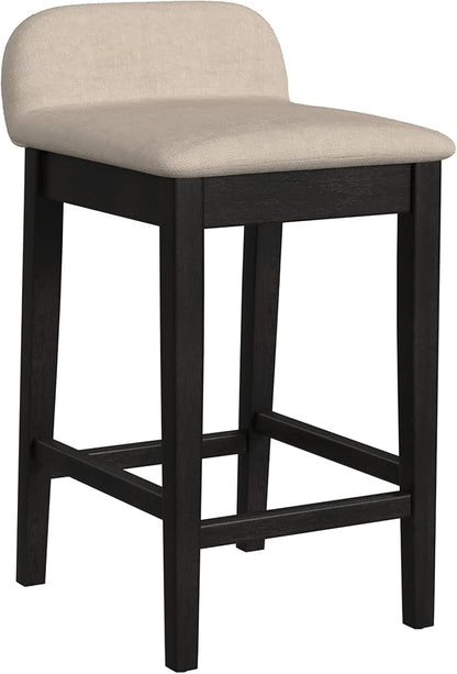 Hillsdale Furniture Maydena Wood Counter Height Stool, Black