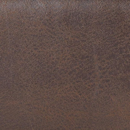 SIMPLIHOME Owen 34 inch Wide Mid Century Modern Rectangle Coffee Table Storage Ottoman Distressed Chestnut Brown/Flip Over Tray top