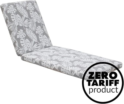 Tommy Bahama Chaise Cushion, 26" X 77" X 2.5", Tropical Chrome
