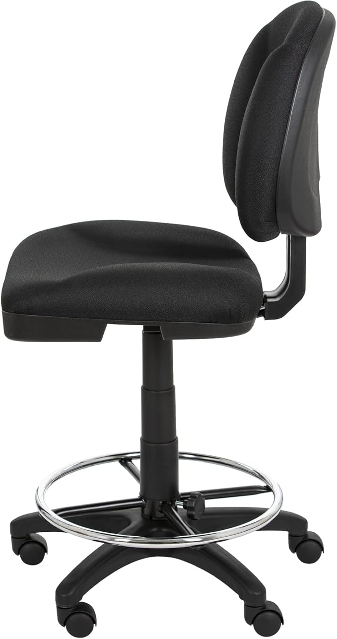 OEF Furnishings Comfort Office Stool, 24.5"-34.5" Height