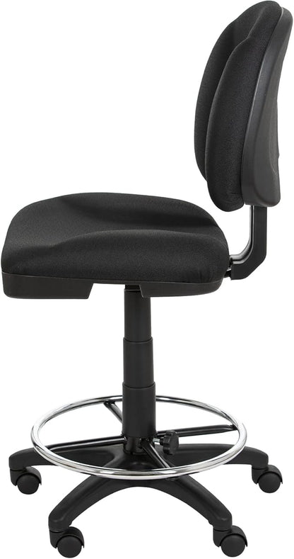 OEF Furnishings Comfort Office Stool, 24.5"-34.5" Height