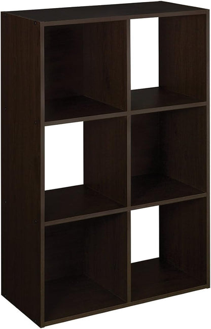 ClosetMaid 78815 Cubeicals Organizer, 6-Cube, Espresso