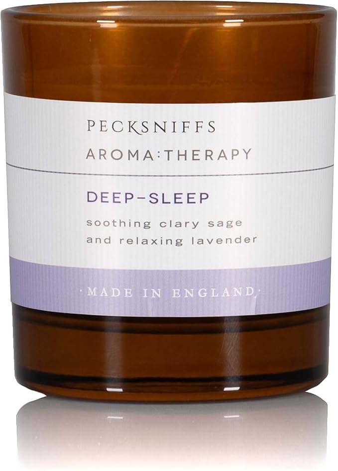 Pecksniff's Amber Deep-Sleep Aroma Therapy Candle | 1 Wick, 184g/6.49oz