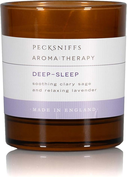 Pecksniff's Amber Deep-Sleep Aroma Therapy Candle | 1 Wick, 184g/6.49oz