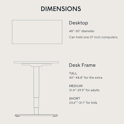 FLEXISPOT E6 3 Stages Dual Motor Electric Standing Desk 48x30 Inch Whole-Piece Board Height Adjustable Electric Sit Stand Desk(Black Frame + Marble Grey Desktop, 2 Packages)