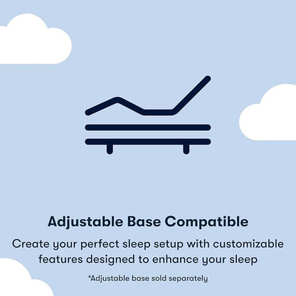 Serta Sleeptrue Firm 12" Queen Memory Foam Mattress in a Box, Cooling, Breathable, and Pressure Relieving - 100 Night Trial, CertiPUR-US Certified and 10 Year Limited Warranty