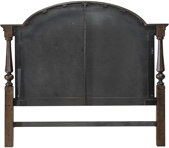 Liberty Furniture Arden Road King Arched Poster Bed Headboard - Satin Cherry
