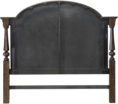 Liberty Furniture Arden Road King Arched Poster Bed Headboard - Satin Cherry