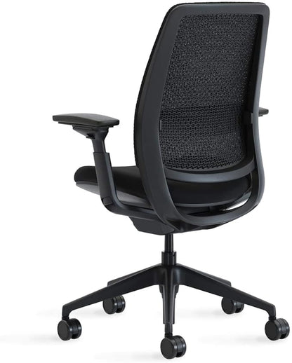 Steelcase Series 2 Office Chair, Graphite Frame, Cogent Connect Merlot, Hard Floor Casters