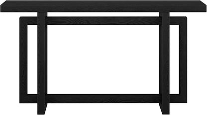 Henn&Hart Breslow Console Table, 55" Wide, Black