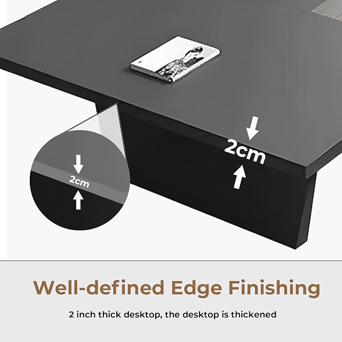 Rectangular Conference Room Table, Seminar Table Meeting Room Table Boardroom Desk Business Seminar Table Printer Desk no Chair for Office (White+Grey,22.97FT,275.59" L*62.99" W*29.53" H)